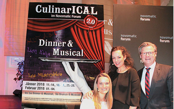 Dinner & Musical Culinarical 2.0 im Novomatic Forum