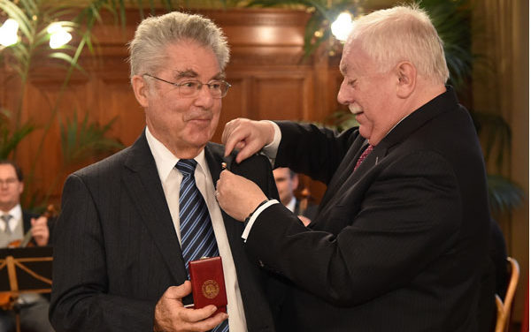 Dr. Heinz Fischer wurde Ehrenbürger der Stadt Wien
