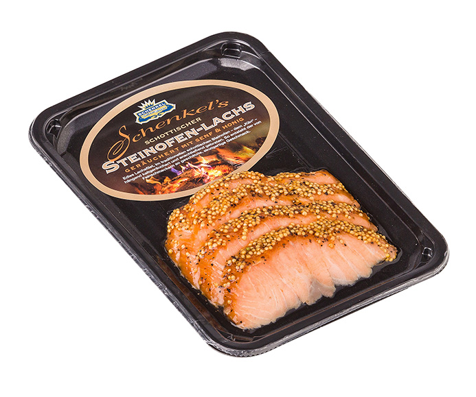 Schenkel Delikatessen_schottischer Steinofen-Lachs geräuchert mit Senf & Honig