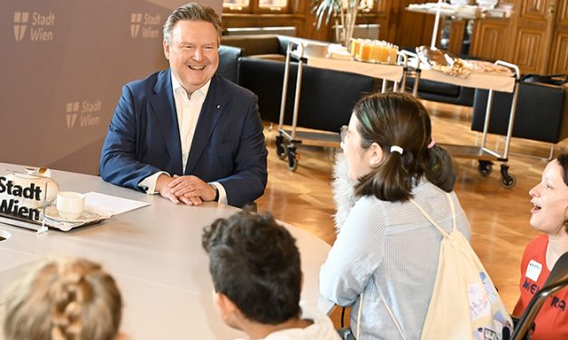 Kinderpressekonferenz bei Wien`s Bürgermeister